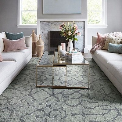 Grey Living room carpet dubai