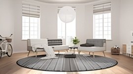 Modern round carpet Dubai