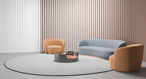 Traditional round carpet Dubai