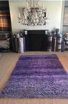 Modern purple carpets